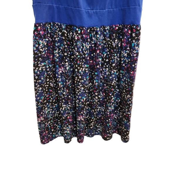 Torrid Blue Black Sleeveless Above The Knee Scoop Neck Mini A-Line Dress Size 3X - Picture 4 of 8